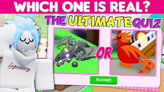 The ULTIMATE ADOPT ME QUIZ! Can you BEAT it to claim the LEGENDARY RANK? (Roblox)