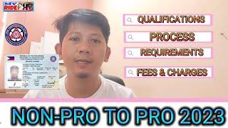 NON PRO TO PRO (DRIVER'S LICENSE)