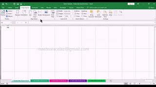 How to remove print area lines in MS Excel 2016