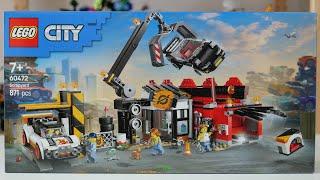 LEGO City 60472 Scrapyard with Cars - LEGO Speed Build Review