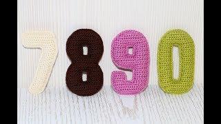 Цифры крючком. 7-9,0 |DIY - Crochet