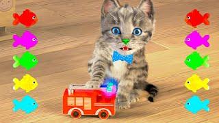 ANIMATED LITTLE KITTEN ADVENTURE MEOW - CUTE FUNNY CAT AND ANIMALS - SUPER GAME AND GAMEPLAY
