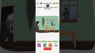 Braindom Level 176 Zombies! Help keep them out of the house