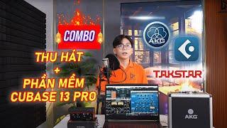 Phần mềm Autotune Cubase 13 kết hợp Solo Gen 4 và Mic AKG P420