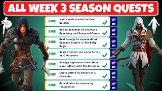 Complete Week 3 Season Quests Challenges Guide - Fortnite Chapter 3 Season 2