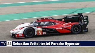 MOTOR TV22: Weltpremiere - Sebastian Vettel testet für Le Mans Porsche 963 Hypercar in Aragón