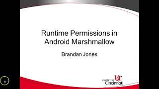 Overview of Runtime Permissions in Android Marshmallow