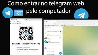 Como usar o Telegram Web no pc, como entrar e sair no Telegram Web.