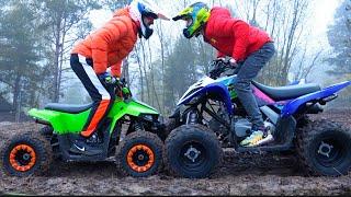 КИТАЙСКИЙ квадрик VS квадрик ЯПОНСКИЙ. Спор на БАБКИ$$$!!! CHINESE ATV VS Japanese ATV.