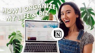  Notion Tour | How I Organize My Life and Work *literally game-changing*