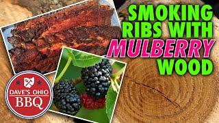 Smoking Ribs with Mulberry Wood - WSM