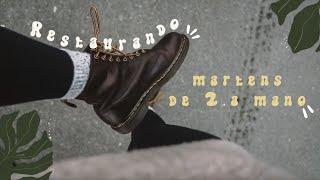 Restaurando votas vintage | MARTENS 1460 CRAZY HORSE