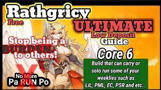 Rathgricy Ultimate Guide-Build that can Solo run Lost Isle Legend and Ponape Museum Legend 1-2F