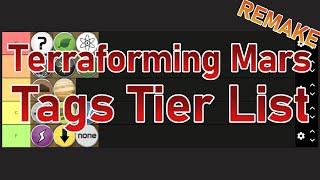 What are the best tags ind Terraforming Mars? | TfM tag tier list! (REMAKE)