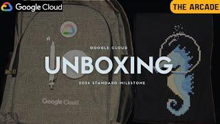 Google Cloud Swags Unboxing || Standard Milestone Swags || 2024 || #qwiklabs #qwiklabsarcade2024