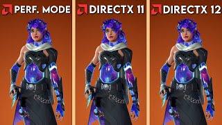 FORTNITE Chapter 5 Season 2 | DirectX 12 vs DirectX 11 vs Performance Mode | AMD GPU