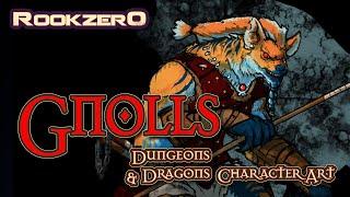 D&D Why you should play Gnolls - Dungeons and Dragons Gnoll  Character art Rookzer0