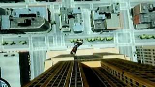 my first time jumping off the Empire State Building on a motorcycle in GTA 4