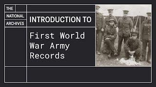 Researching First World War records