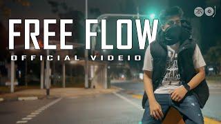 AJN - Free Flow | Official Music video | 4K | NEW ENGLISH & HINDI RAP SONG 2023