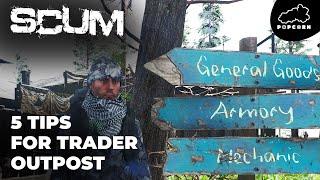SCUM 5 Tips For Trader Outpost SCUM Game #SCUM