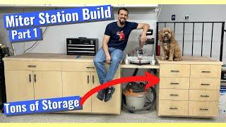 Mega Miter Station Build Part 1 // 8 Drawer Cabinet