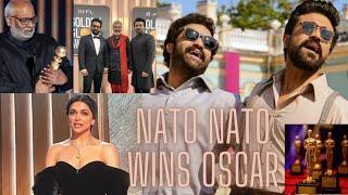 Natu Natu wins OSCAR Award ,1st time in indian history,RRR WINS AT OSCAR / deepika padukone announcd