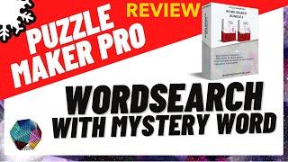 PUZZLE MAKER PRO - WORDSEARCH GENERATOR REVIEW