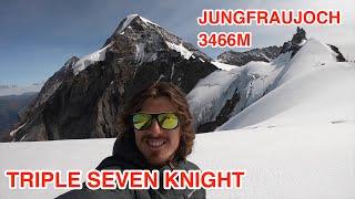 TRIPLE SEVEN KNIGHT - JUNGFRAUJOCH 3466M  - PARAGLIDING (4K)