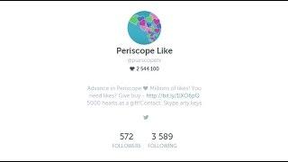 PERISCOPE BOT HEARTS BOT FOR PERISCOPE LIKES CHEAT