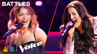 Holly Brand vs. Katie Beth Forakis on Ingrid Andress' "Lady Like" | The Voice Battles | NBC