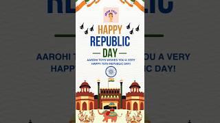 Aarohi Toys wishes you a very happy 75th Republic Day!️#ArohiToysRepublicDay#75threpublicday