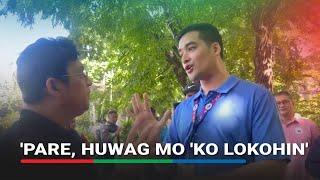 Vico confronts Pasig protest leader on alleged 'hakot' crowd from QC