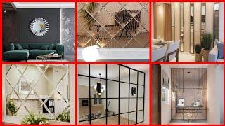 Mirror wall Design idea | home interior | interior with faiz |