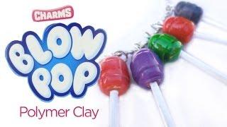 Polymer Clay Blow Pops: Miniature Food Tutorial