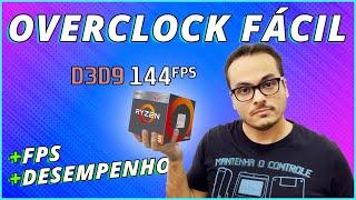 RYZEN 3400G - OVERCLOCK + DESEMPENHO + FPS EM JOGOS TUTORIAL - A SALVAÇÃO