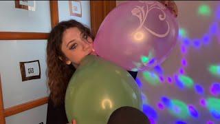 ASMR | Kitty Blowing The Biggest Balloons Ever | Best Balloon Popping Asmr ️️🩷