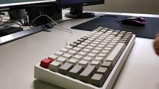 Keycool 84 Cherry MX Brown Typing sound test