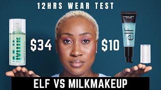 New Elf Cosmetics Power Grip Primer Review vs. Milk Makeup Hydro Grip Primer | Is it a perfect DUPE?