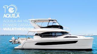 Full In-Depth Tour | Aquila 44 Yacht | Functional and Fun!