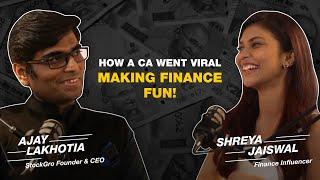 Shreya Jaiswal’s SHOCKING Career Shift: CA to Content Creation | Money Mantra Ep 02 | TOI X Stockgro