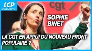 Sophie Binet : la CGT en appui du Nouveau Front Populaire ? - 11/07/2024