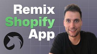 Building a Remix Shopify app.