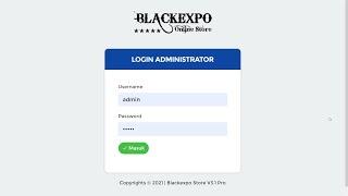 Cara Mengganti Halaman Login Admin Toko Online Blackexpo Store