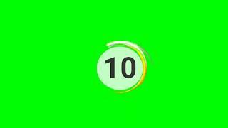 [free download] 15 seconds countdown timer green screen