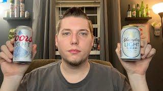 Coors Light VS Yuengling Light Lager Taste Test!