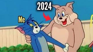 HAPPY NEW YEAR 2024 Tom and Jerry Meme...