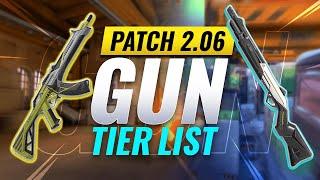 NEW UPDATE:  BEST Guns TIER List - Valorant Patch 2.06