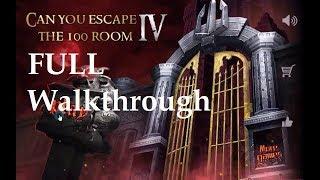 Can You Escape The 100 Room 4  IV  walkthrough     FULL GAME.