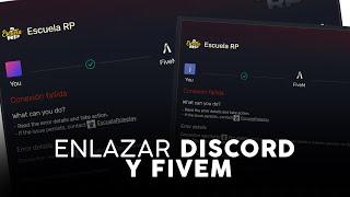 Error de discord al ingresar a un servidor | Como enlazar Discord con FiveM | Escuela RP